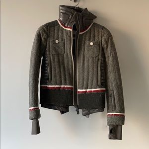 Moncler Grenoble | Gray Wool Down Jacket